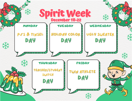 Spirit Week December 2023